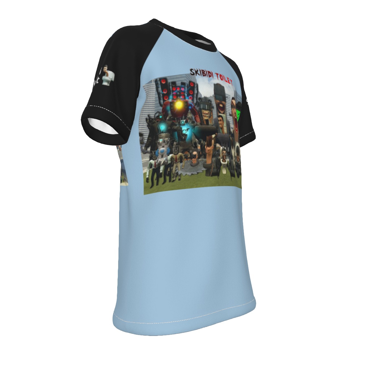 Kids Skibidi Toilet Characters Shirt - Image 3