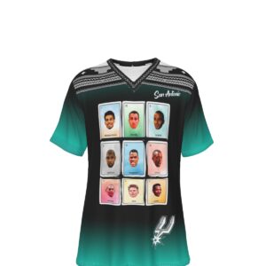 San Antonio Spurs Loteria V-Neck T-Shirt