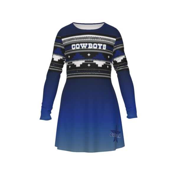 Kids Dallas Cwoboys Football Long Sleeve T-shirt