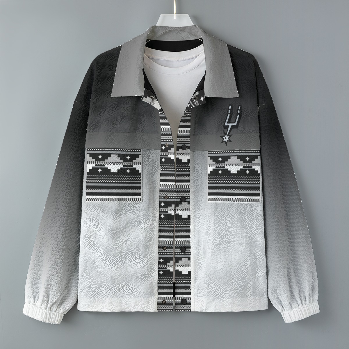 San Antonio Spurs Casual Lapel Jacket - Image 4
