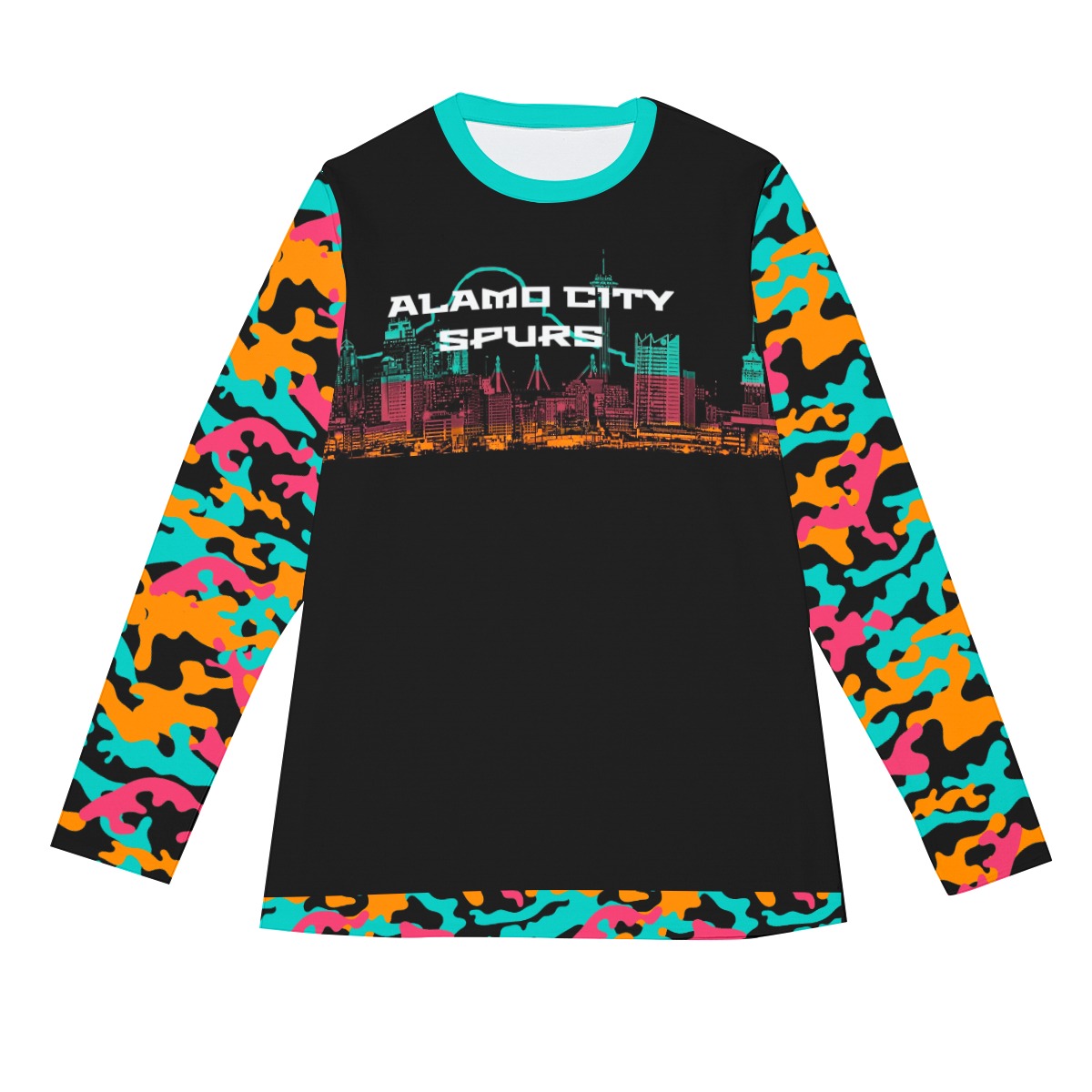 San Antonio Spurs Long Sleeve T-Shirt | 190GSM Cotton - Image 5