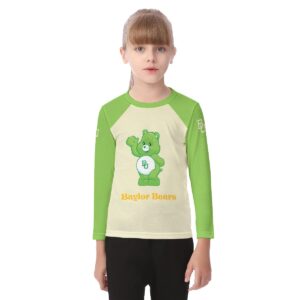 Kid's Baylor Care Bears O-neck Long Sleeve T-shirt