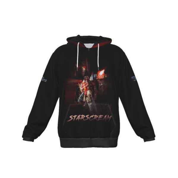 Starscream Decepticons Transformers Zip Up Hoodie With Pocket