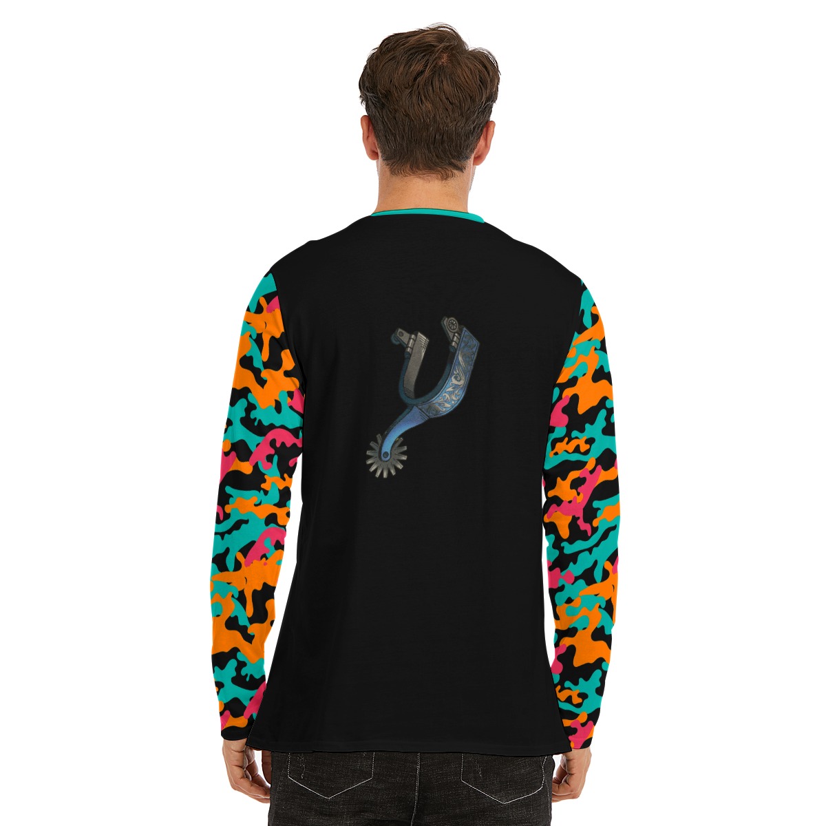San Antonio Spurs Long Sleeve T-Shirt | 190GSM Cotton - Image 4