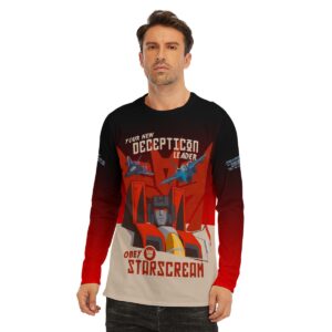 Starscream Decepticons Transformers Long Sleeve T-Shirt | 190GSM Cotton