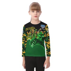 Kid's Baylor Bear O-neck Long Sleeve T-shirt