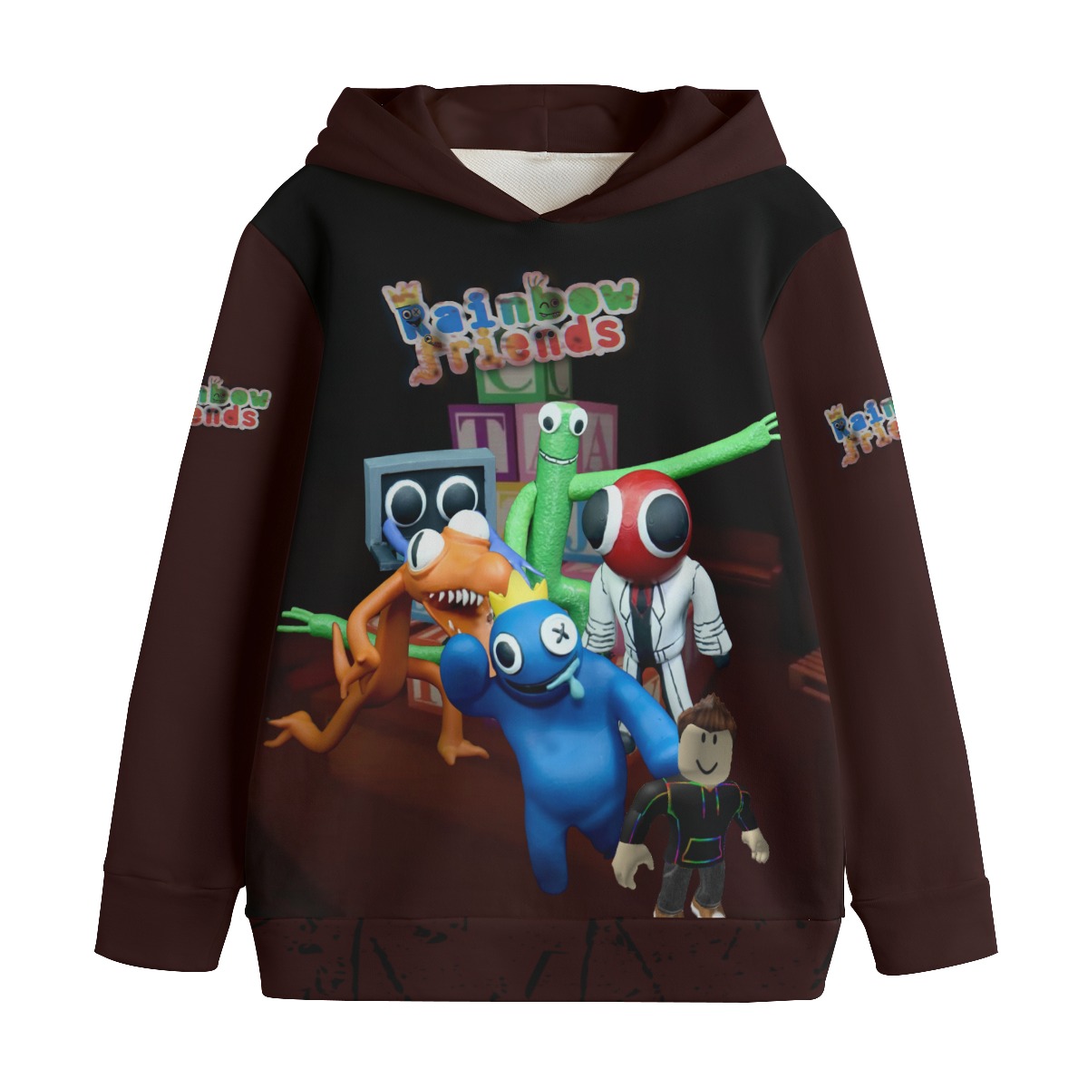 Kid's Rainbow Friends Pullover Hoodie | 310GSM Cotton