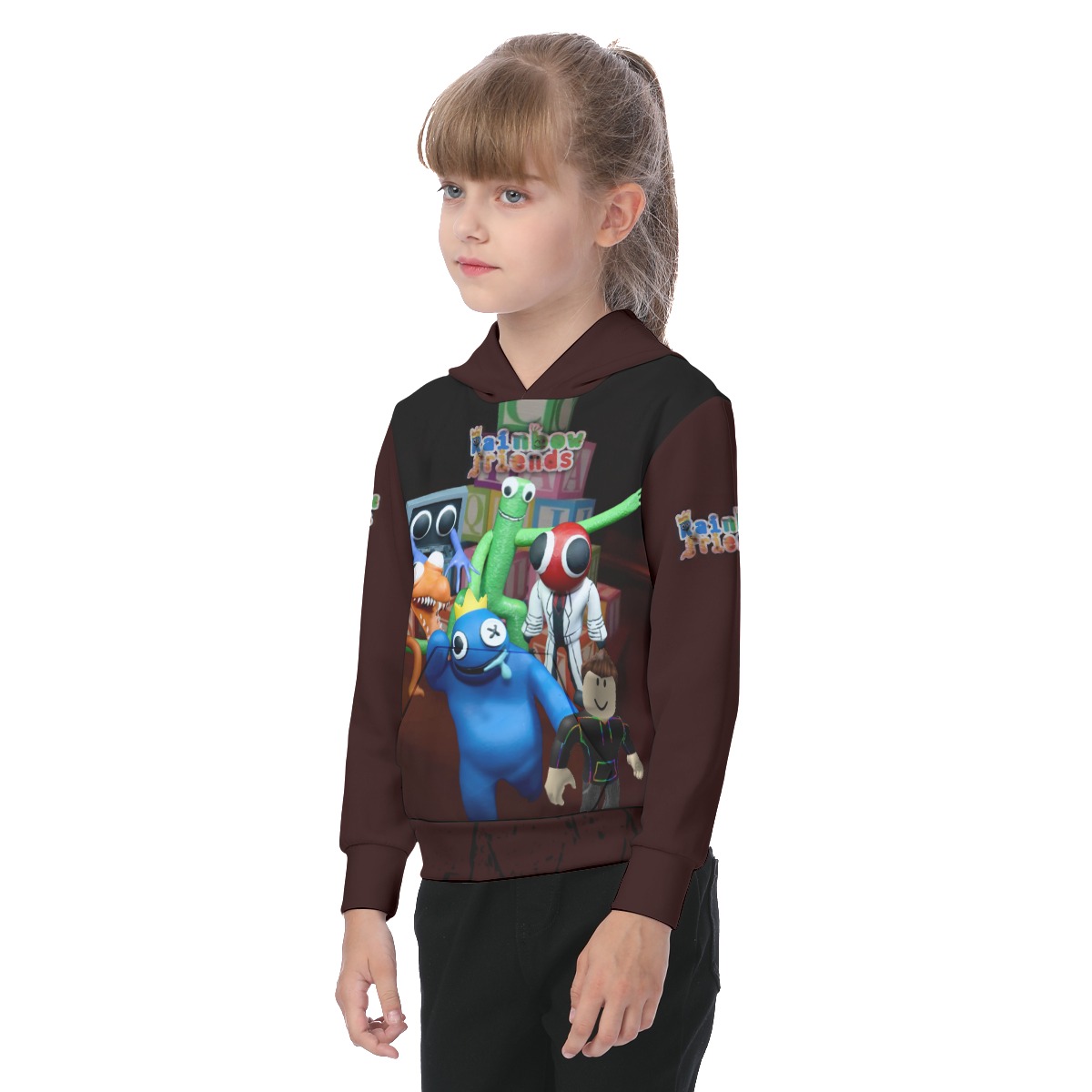 Kid's Rainbow Friends Hoodie - Image 3
