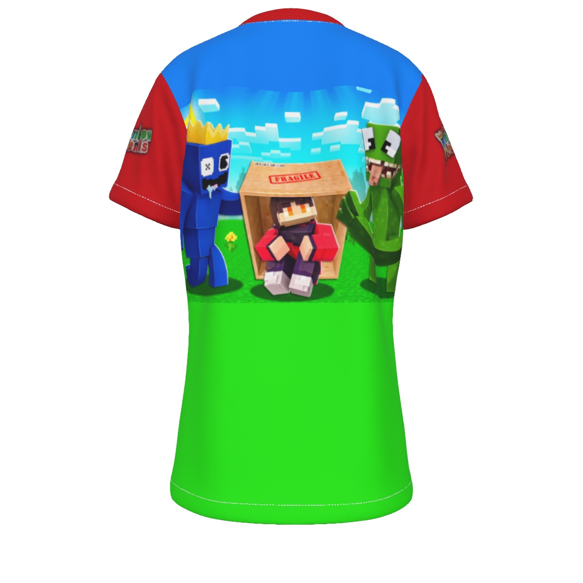 Kid's Rainbow Friends Blue Roblox T-Shirt - Image 2
